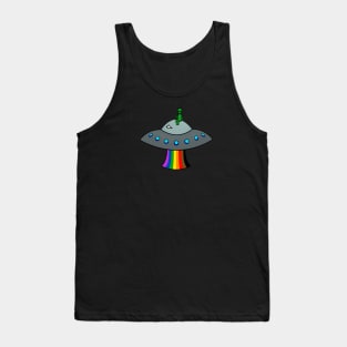 Philadelphia Rainbow Gay Pride Alien Tank Top